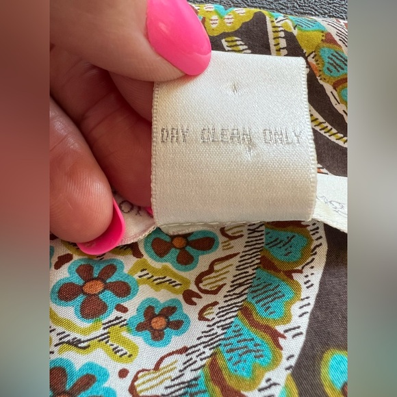 🧡 EUC SOFT SURROUNDINGS Silk & Cashmere Paisley Lined Cardigan | Women’s Medium - Picture 7 of 8